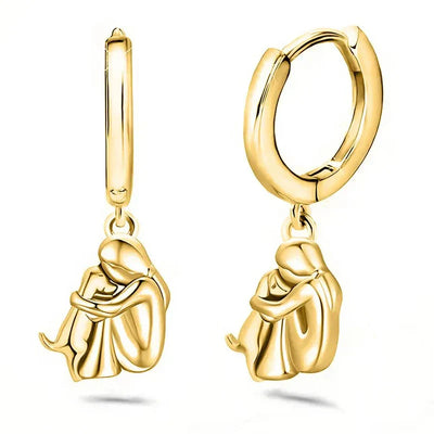 Mirelle & Cole - Dog Icon Earrings (Round Closure)