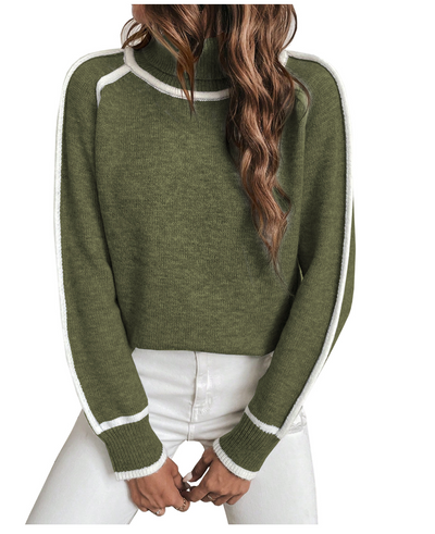 Elle - Cozy turtleneck sweater for women