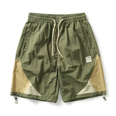 Issac | Elastic Waist Drawstring Shorts