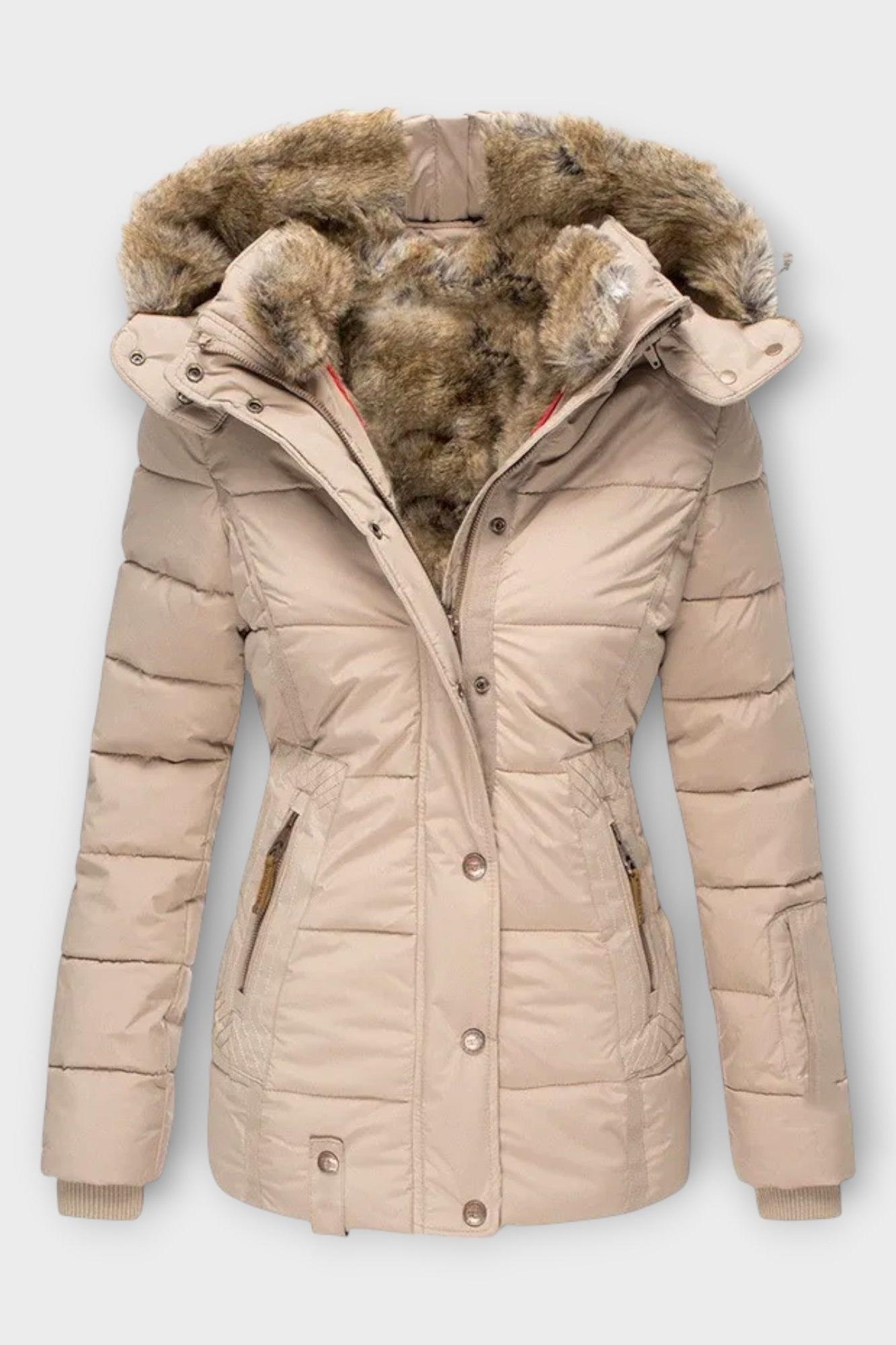 Thilde™ | Coat with Soft Faux Fur Lining