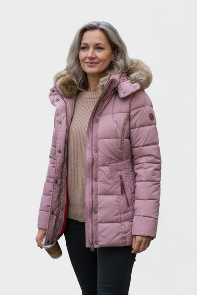 Thilde™ | Coat with Soft Faux Fur Lining