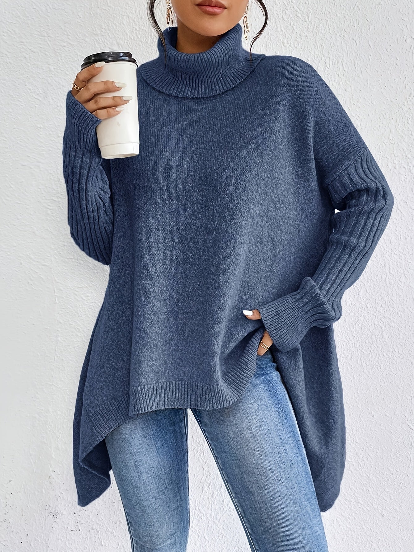 Molly - Oversized Turtleneck Sweater
