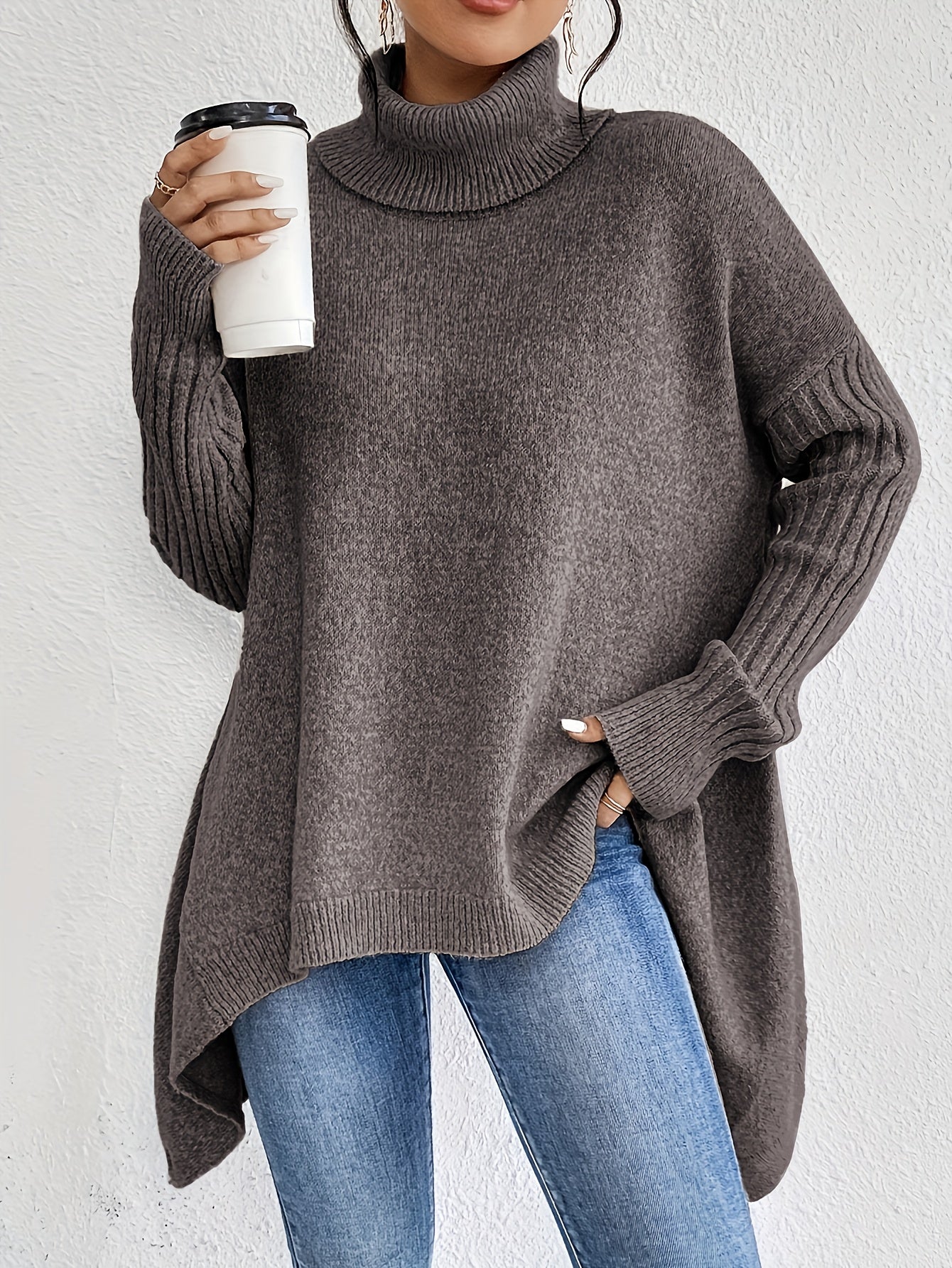 Molly - Oversized Turtleneck Sweater