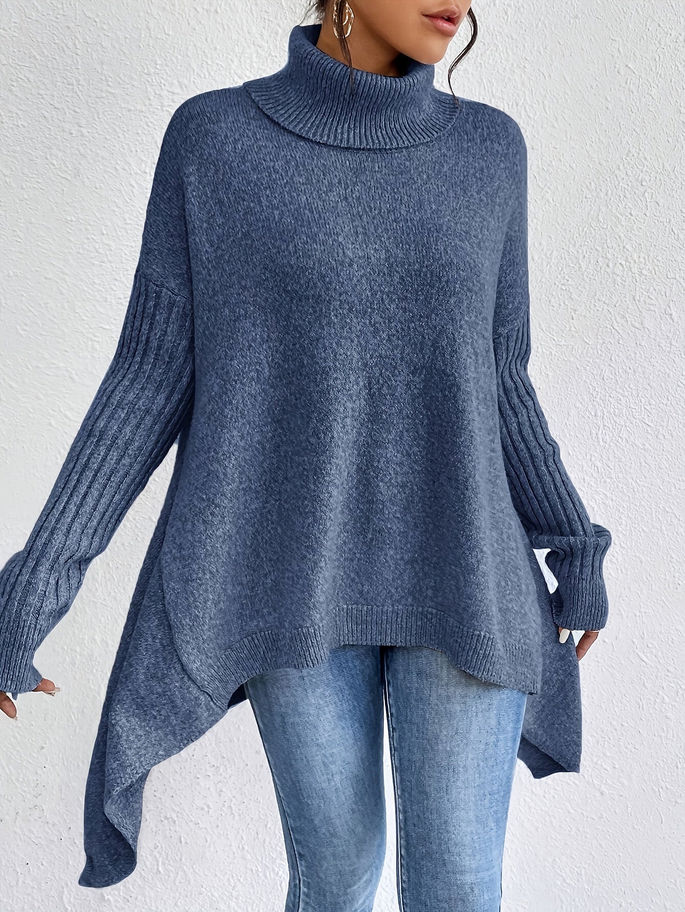 Molly - Oversized Turtleneck Sweater