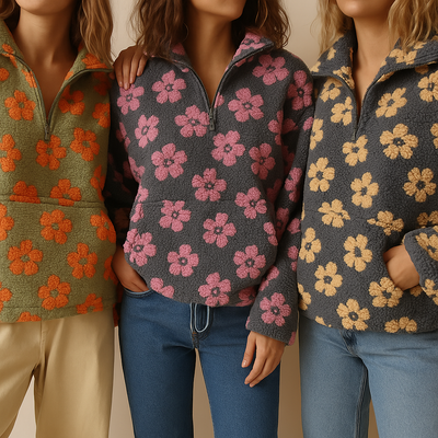 Daisy | Fleece Sweater Bloom