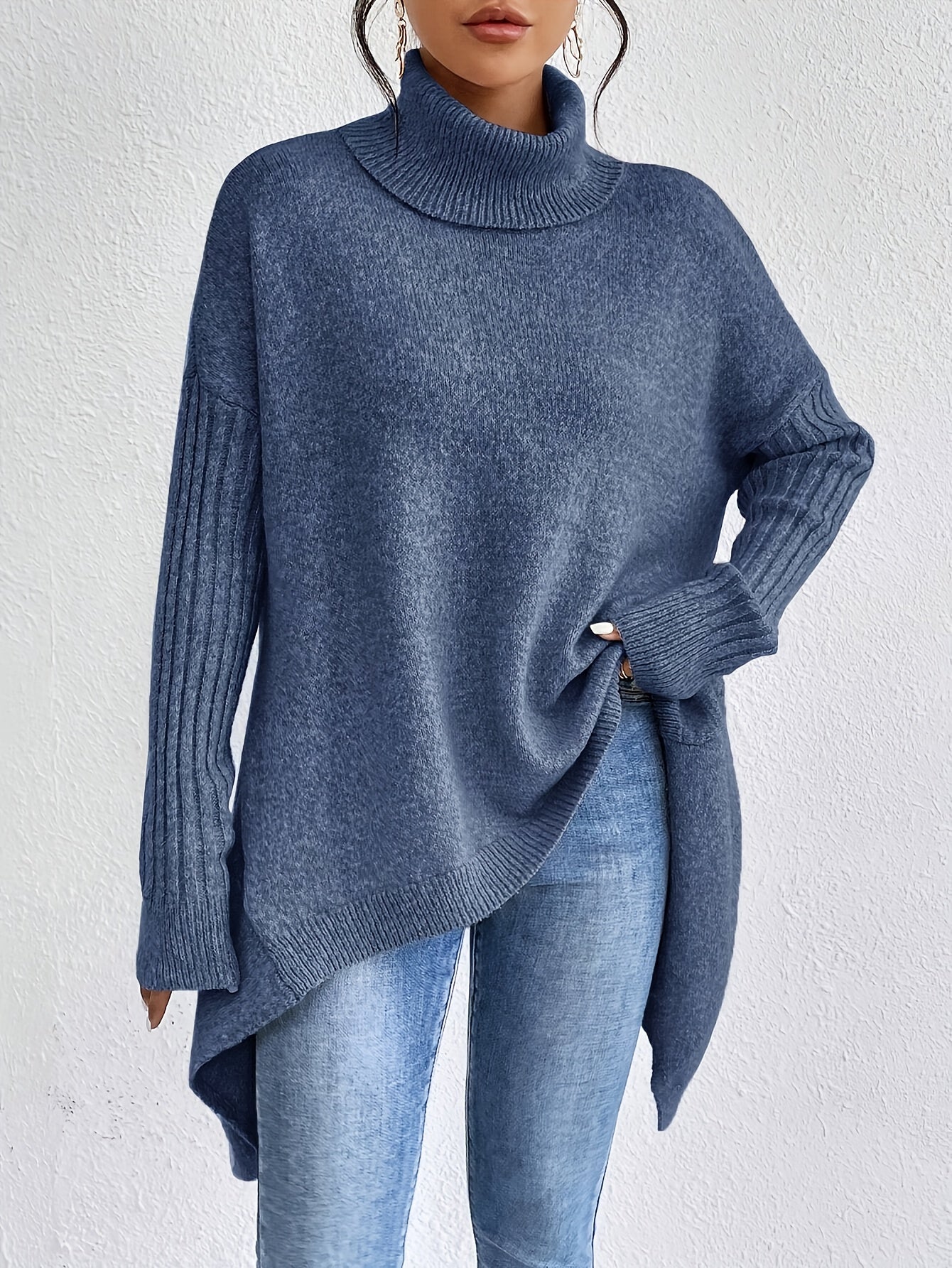 Molly - Oversized Turtleneck Sweater