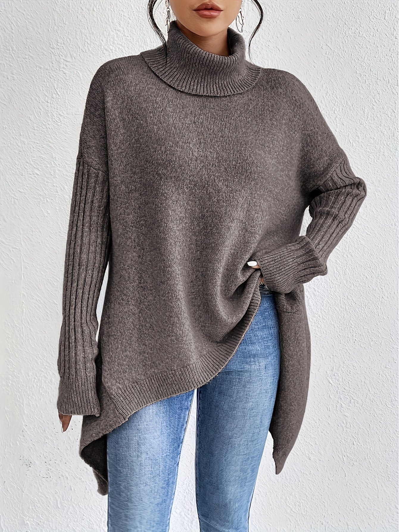 Molly - Oversized Turtleneck Sweater