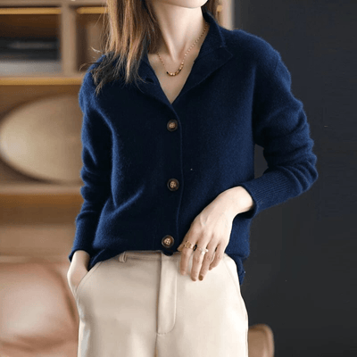 Annie - Knitted Cashmere Cardigan