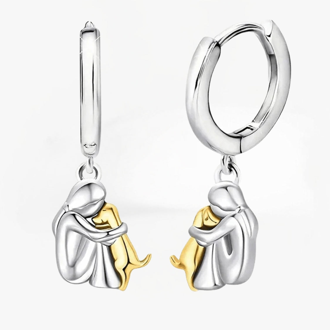 Mirelle & Cole - Dog Icon Earrings (Round Closure)